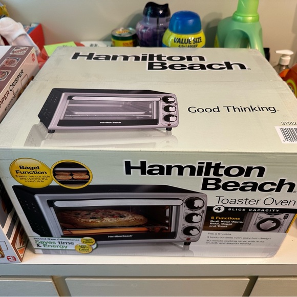 Hamilton Beach Silver and Black Toaster Oven - Picture 4 of 5